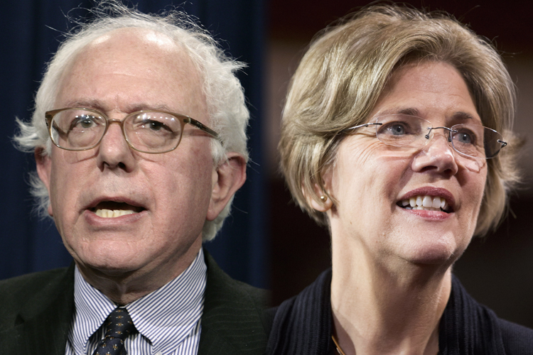 Bernie and Elizabeth Warren