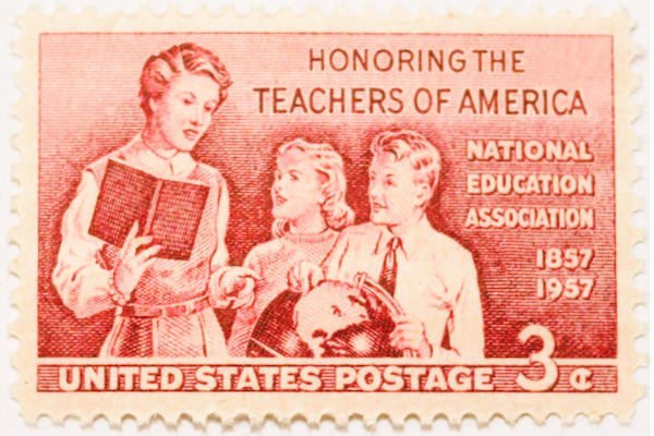 NEA 1957 stamp